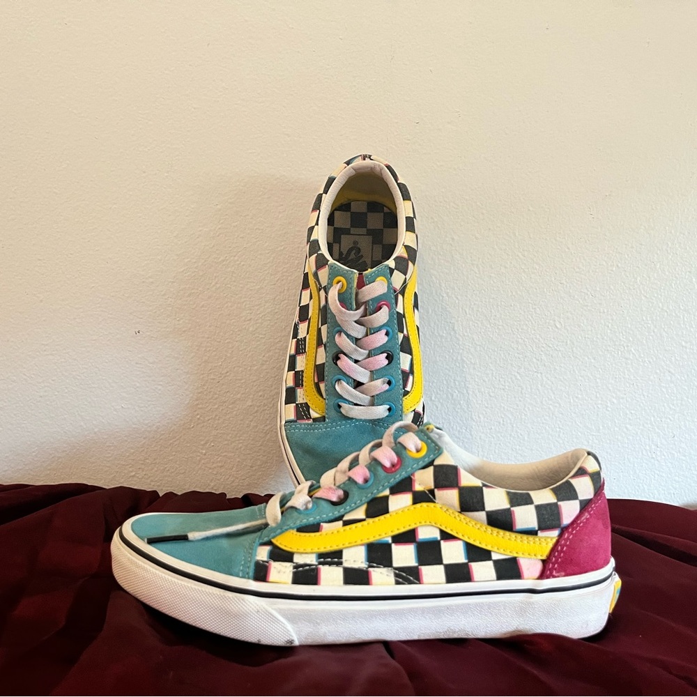 Vans Old Skool Crazy Checks Checkered Sneakers